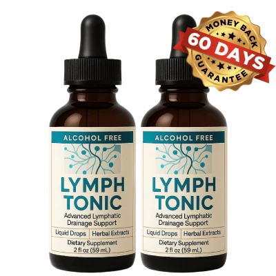 Two bottles of Lymph Tonic